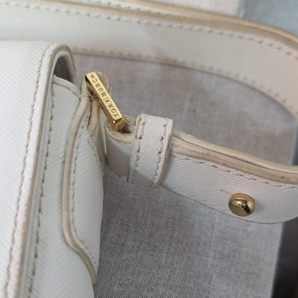 Tory Burch Emerson white Saffiano leather shoulder bag - Picture 8 of 8